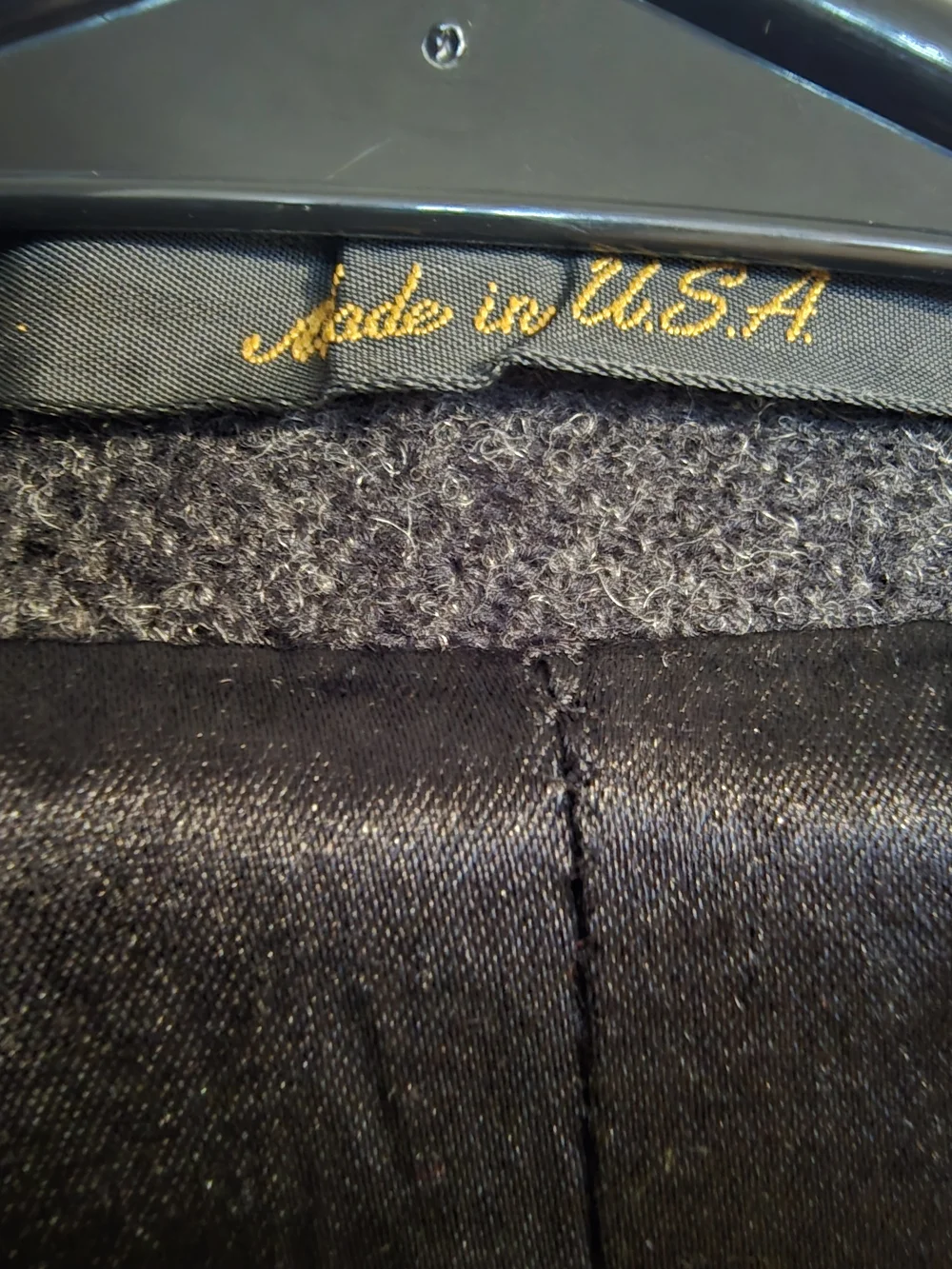 Vintage 1960 - 1980 London Fog wool herringbone coat Size 44R